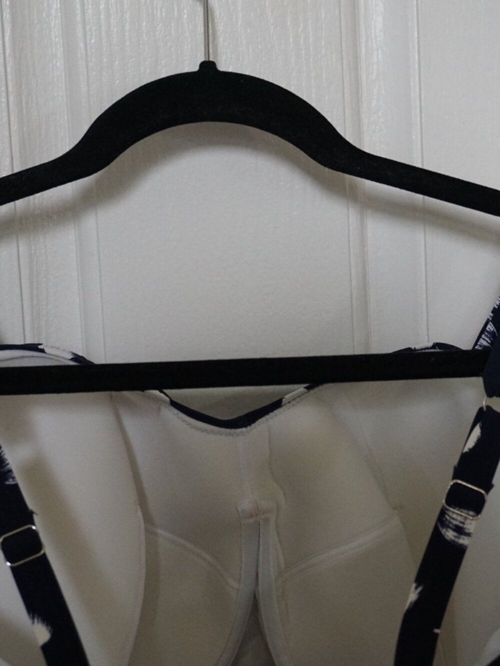 NWT Profile by Gottex “Light as a Feather” Tankini Top Plus Size Navy/White - Picture 4 of 8